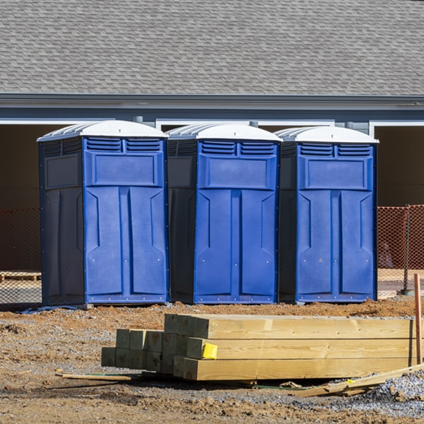 are there different sizes of portable toilets available for rent in Portia Arkansas